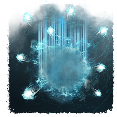 Barrage of Echoes spell icon from Lords of the Fallen