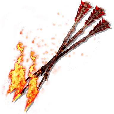 Cinder Bolts ammunition icon from Lords of the Fallen